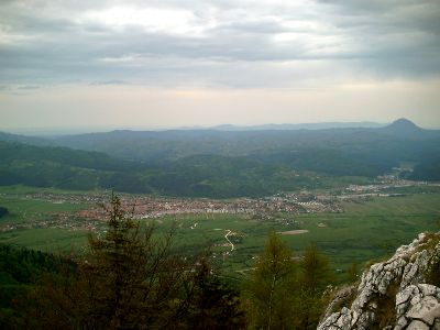 Berglandschaft in Rumänien